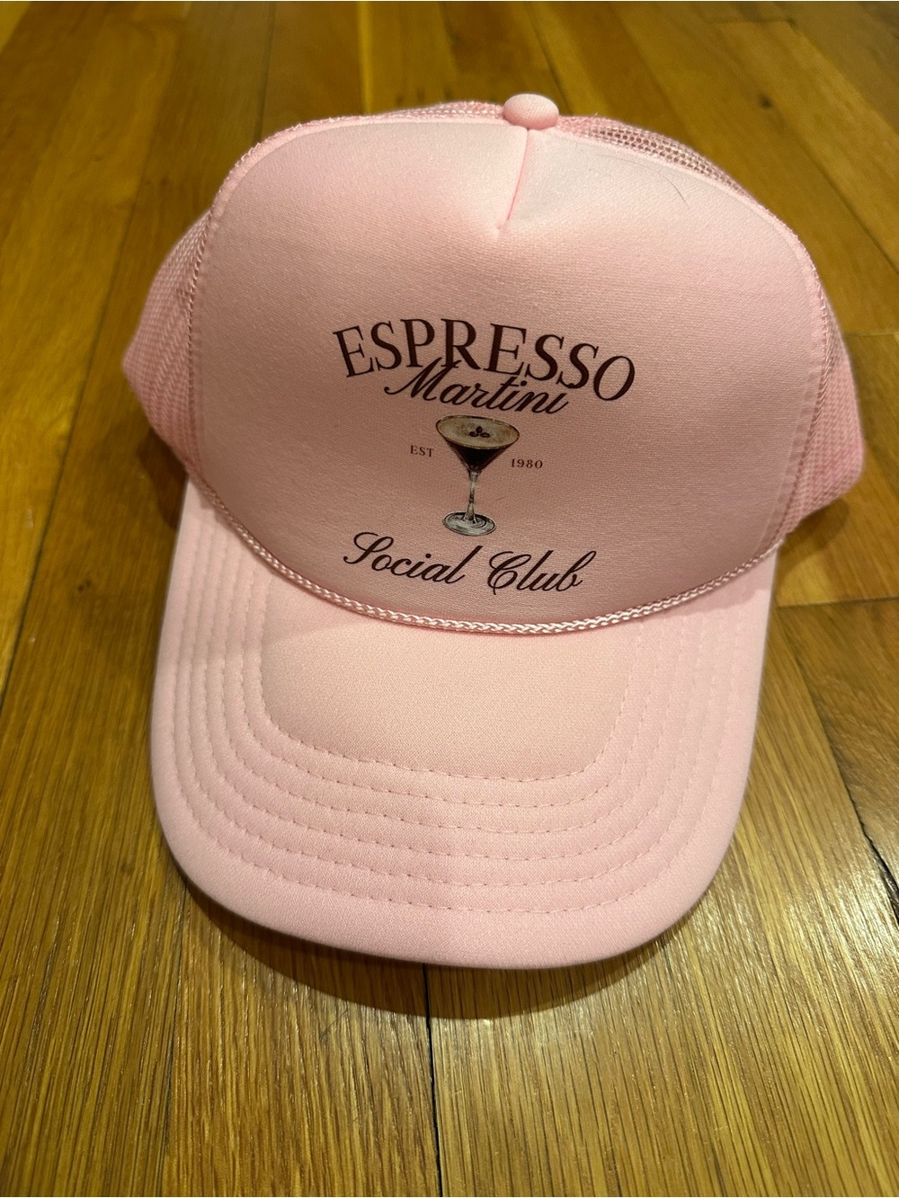 OTTO Pink Espresso Martini Social Club Trucker Hat